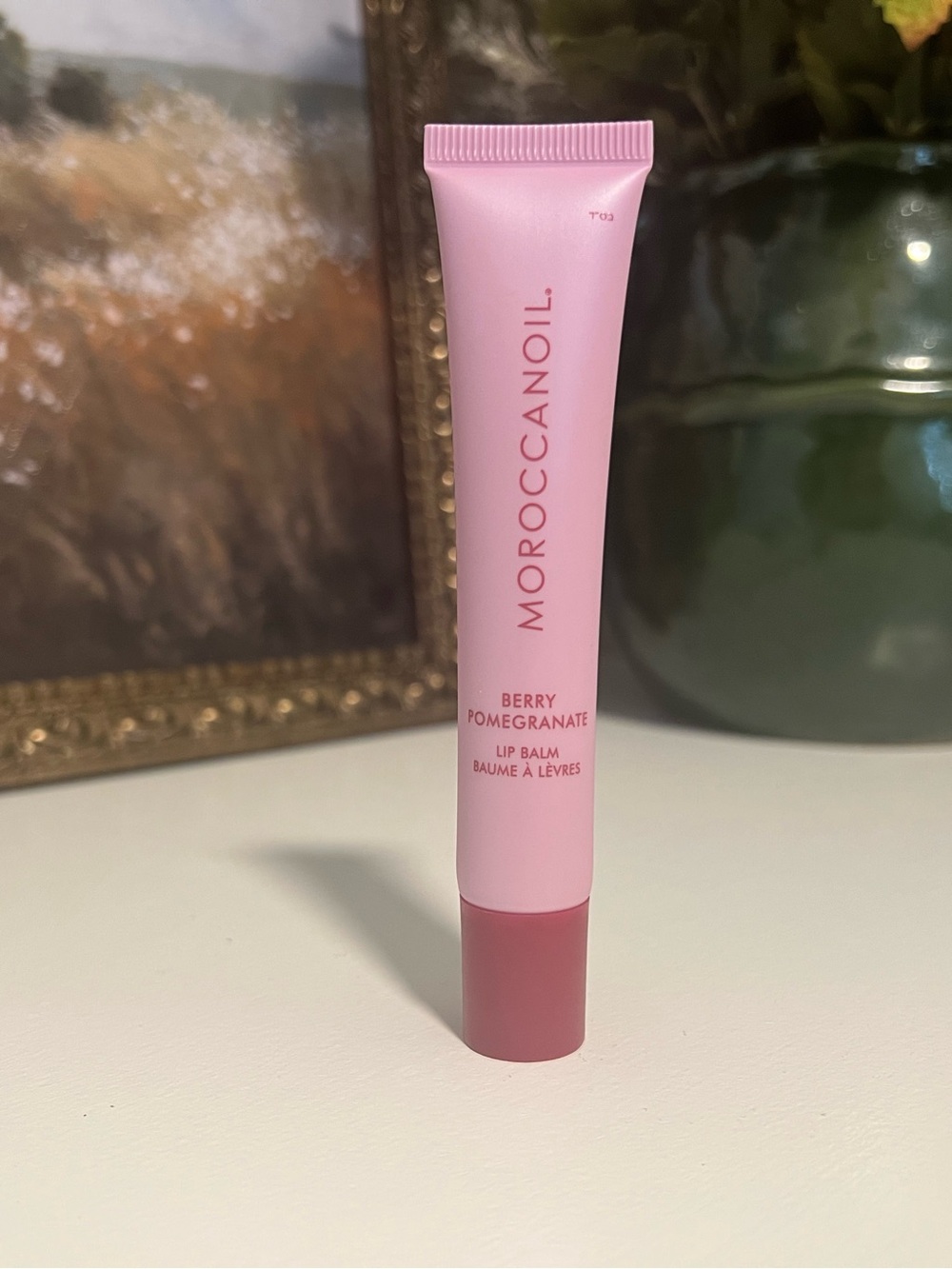 Moroccanoil Berry Pomegranate Lip Balm - Light Pink